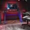 Flash Furniture 30 H, 51.5 W X Engineered Wood: Medium Density Fiberboard, Steel, Blue NAN-RS-G1030-BL-GG - alternate 1